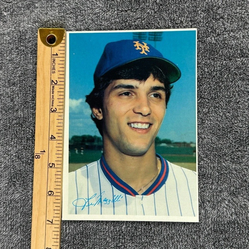 1980 Topps Lee Mazzilli New York Mets Card 8 of 60 For The Fun Of It 5x7 Vintage - Picture 4 of 4